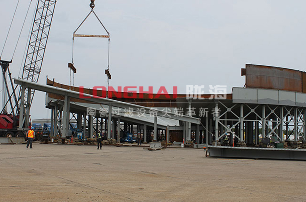 浓密机现场组装